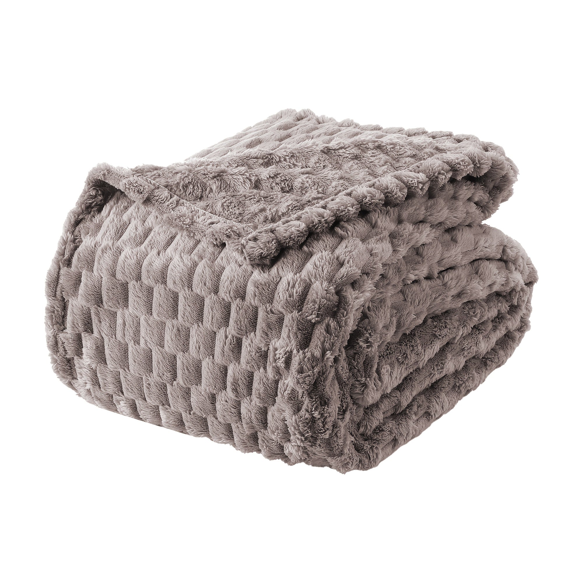 Queen Size Blanket for Couch, Cozy Lightweight Flannel Blanket, Warm Fuzzy Blanket for Winter Bed Sofa Travel (Pink, 60\