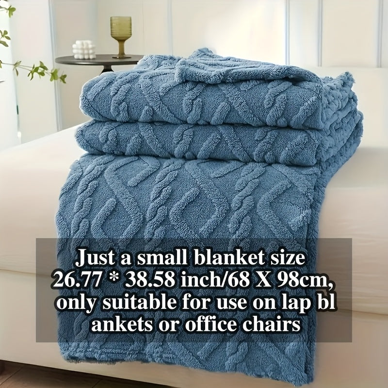 1pc Extra Thick Plush Fleece Blanket - Ultra Soft Luxury Bedspread\u002FThrow - All-Season Couch, Bed, Travel - Beige, Brown, Gray, Blue, Green, Pink, Black, White, - Elegant Home Decor in Neutral Tones - Cozy Warmth for Modern Interiors - Lamb Fleece wit