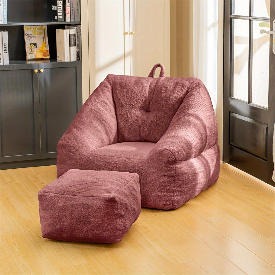 Bean Bag Chair With Filler, Bean Bag Sofa With Tufted Soft Stuffed Filling, Fluffy And Lazy Sofa, Comfy Cozy BeanBag Chairs With Memory Foam For Dorm, Apartment, Living Room