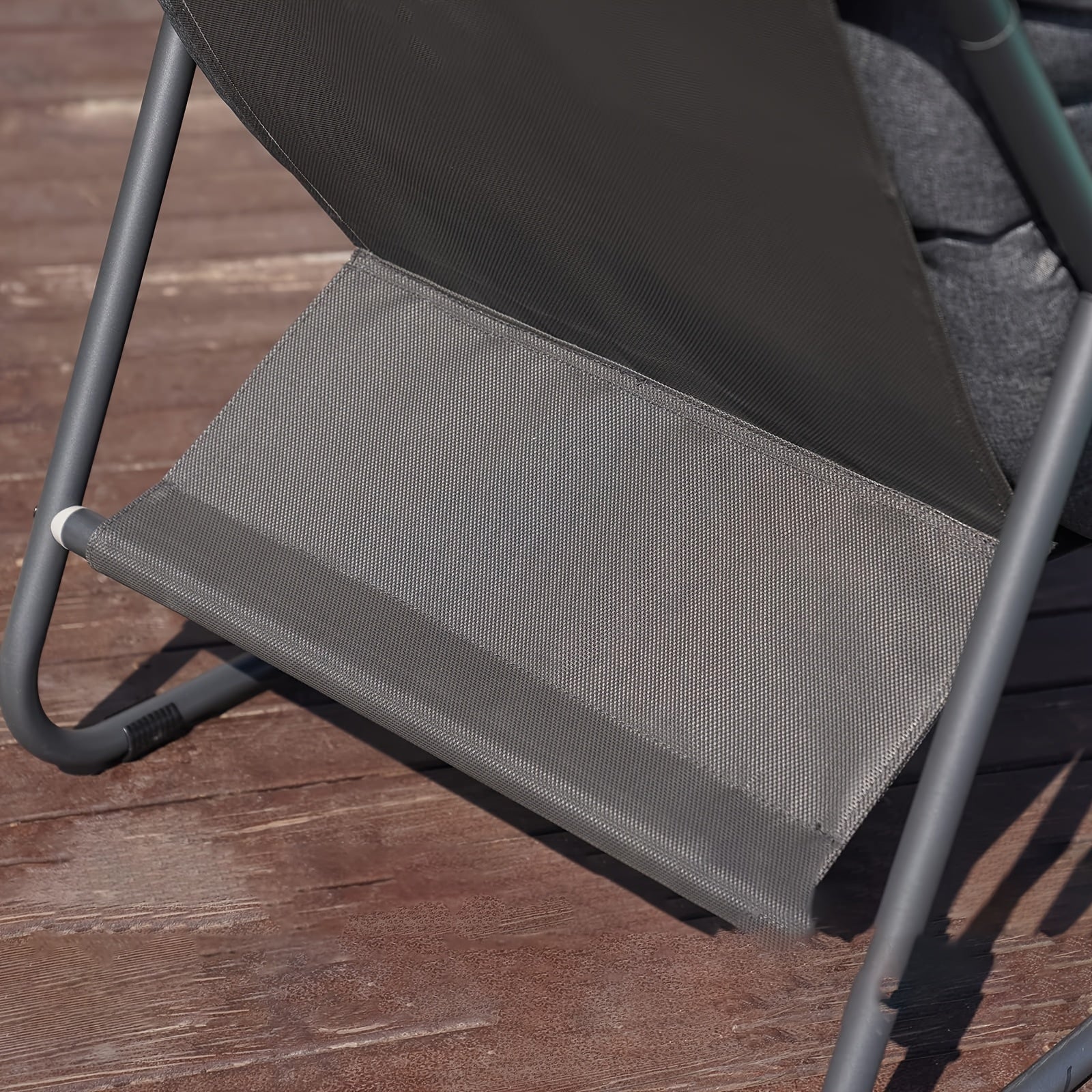 4pcs Outdoor Patio Furniture Set with Removable Cushions & Coffee Table - Heavy-Duty Metal Frame, All-Weather Grey Sectional Sofa with Loveseat, 2 Armchairs & Coffee Table, Garden Furniture, Patio Furniture Outdoor