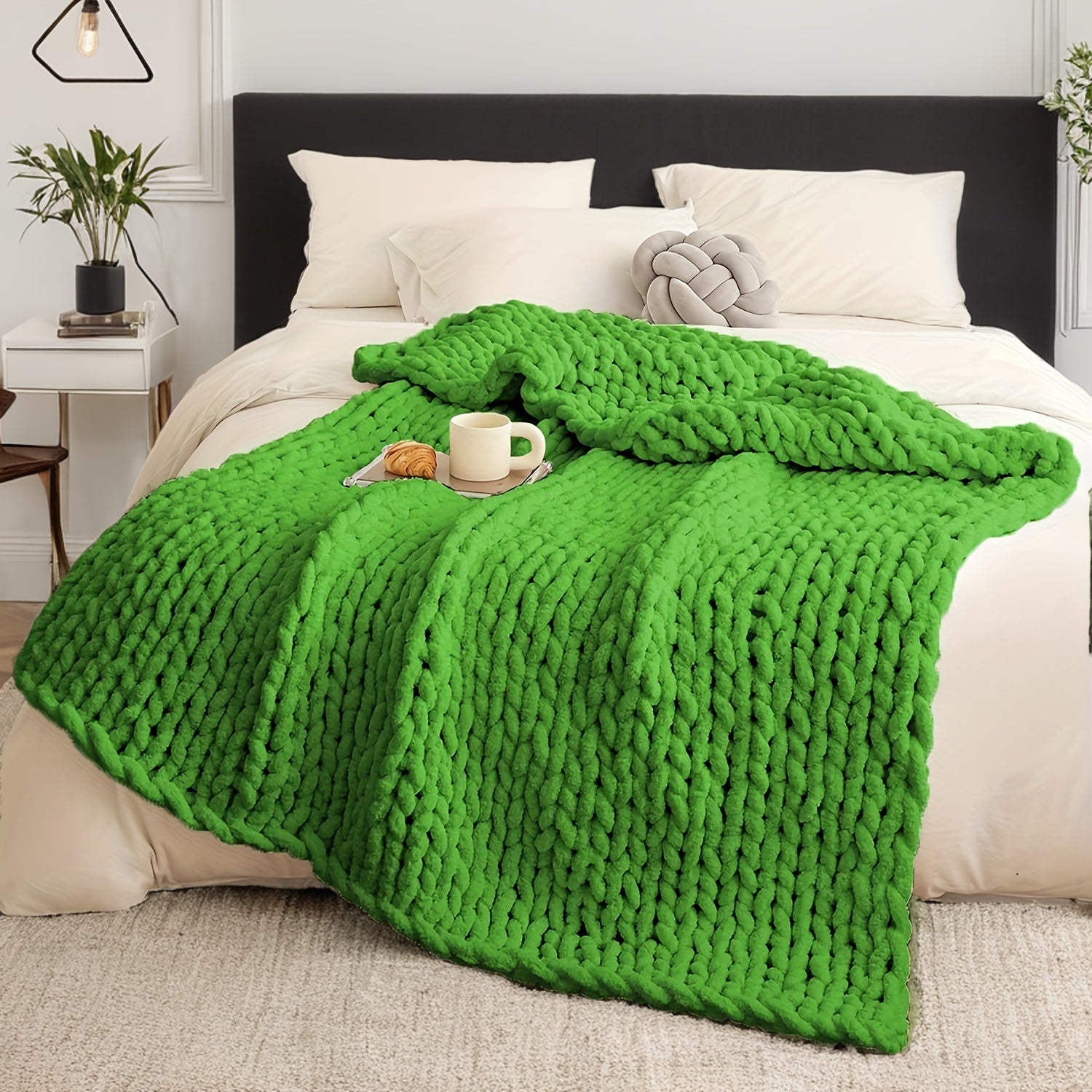 Super Soft And Comfortable Blanket, Thick Blanket Warm And Simple Fashionable Blanket Decoration Sofa Bed Bedroom 51x63 Inches 3 Pounds