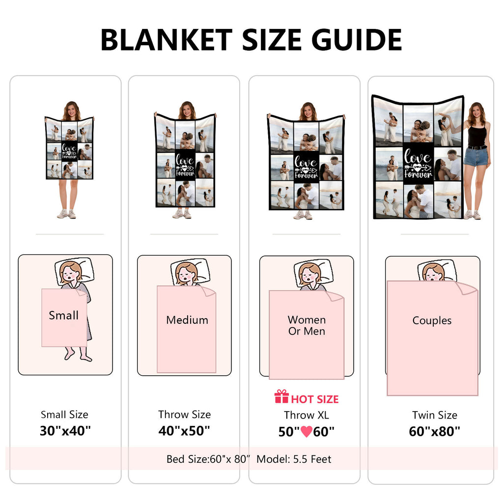 Soft & Cozy Halloween Flannel Blanket - Heavyweight 280GSM Plush All-Season Throw with Black & White Spooky Bat, Pumpkin, Witch Hat, Bats, Ghosts, Witches & Cauldrons Print - Machine Washable Sofa Bedspread for Couch, Bed, or Floor - Cozy Fall & Halloween